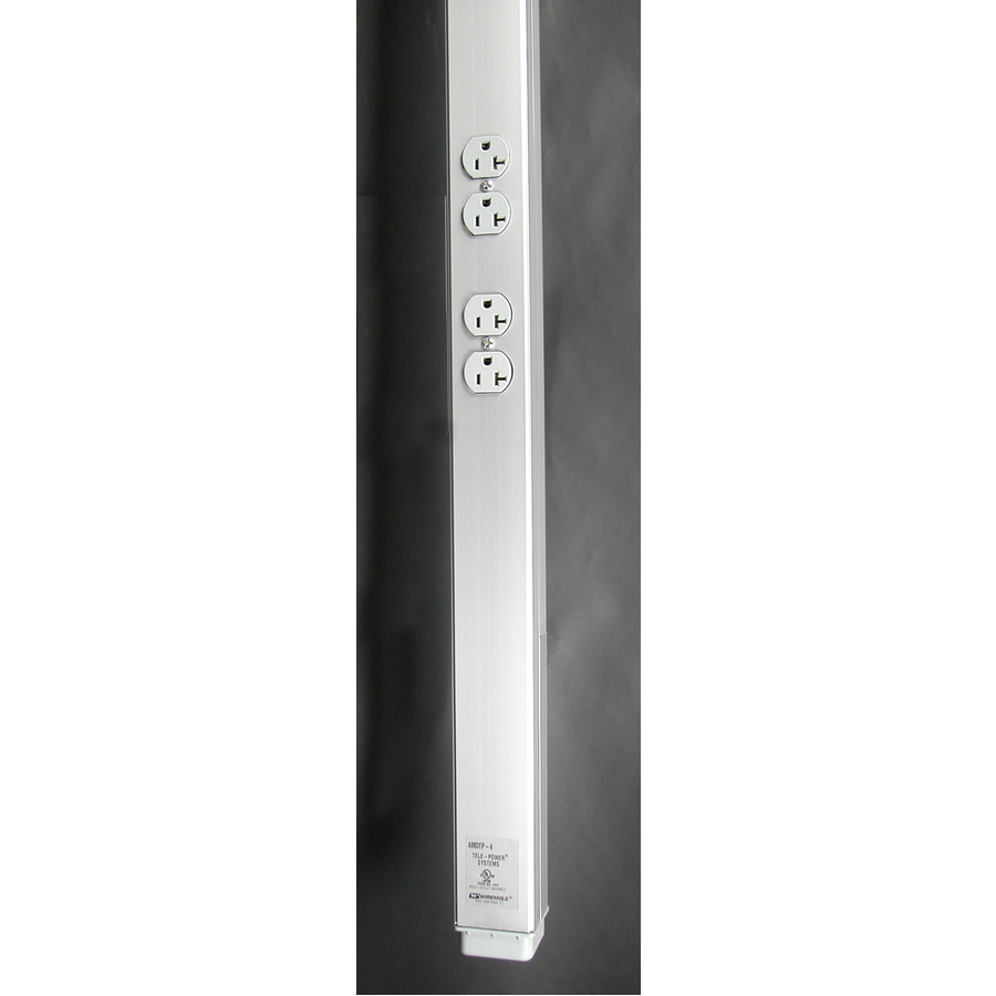 Wiremold AMDTP-415 - AMDTP-4 Series Aluminum Tele-Power Pole