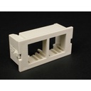 Wiremold CM 2A Dual Flushmount Nordx/Cdt Unloaded Module