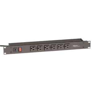 Wiremold J60B0B 6-Outlets Power Strip
