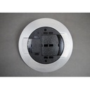 Wiremold AMD8 Communications Poke-Thru Device Finish Flange And Slide Holder Assembly