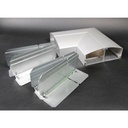 Wiremold ALDS4000 Flat Elbow Fitting