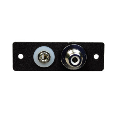 Wiremold RCA Female to BNC Female Adapter, 3.5mm Stereo Mini Jack to Solder Tabs