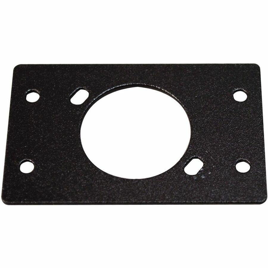 Wiremold Mounting Plate for A/V Equipment, Cable Pathway - Black