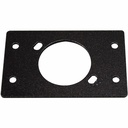 Wiremold Mounting Plate for A/V Equipment, Cable Pathway - Black
