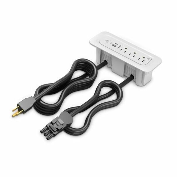 Wiremold ModPower Series - Primary Unit In Surface - 10ft Cord - White