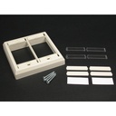 Wiremold CM Double-Gang Faceplate