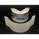Wiremold 4000 Radiused Full Capacity External Elbow Fitting