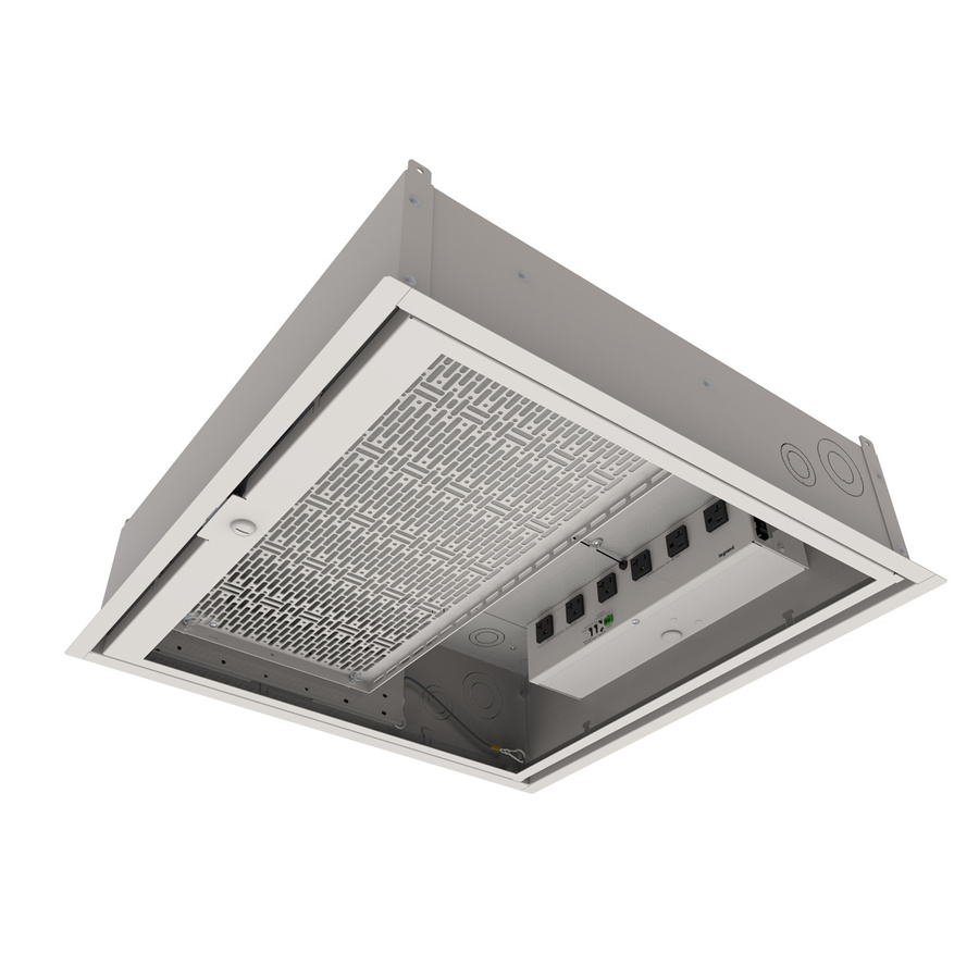 Wiremold Evolution ECB2S Mounting Enclosure for A/V Equipment - White