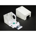 Wiremold 2000 Entrance End Fitting Black 1/2in and 3/4in Knock-Outs