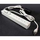 Wiremold Perma Power 6-Outlet Surge Supressor/Protector