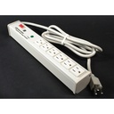 Wiremold Perma Power 6-Outlet Surge Suppressor/Protector