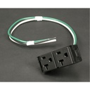 Wiremold RC7 Multi-Service Assembled Poke-Thru Device Replacement Receptacle