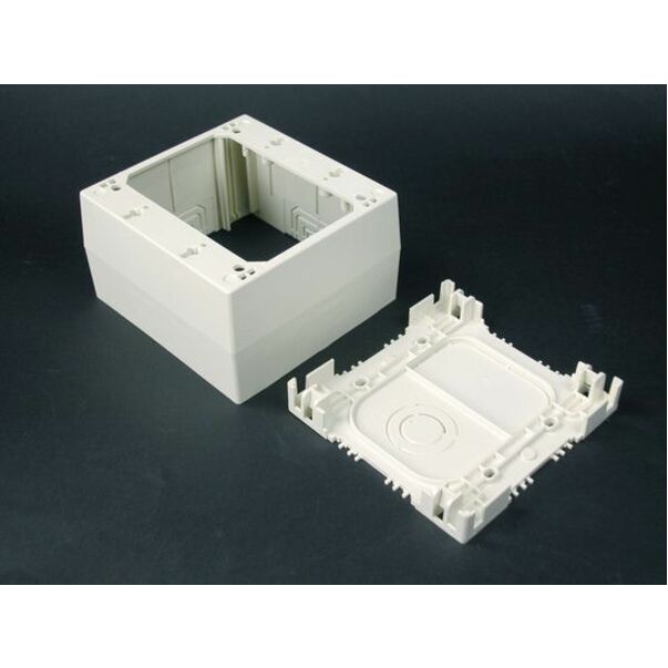 Wiremold Device Box Fitting Series - Extra Deep Box - Fog White