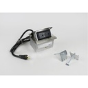 Wiremold Cord Ended deQuorum Single Flip Up Unit with USB