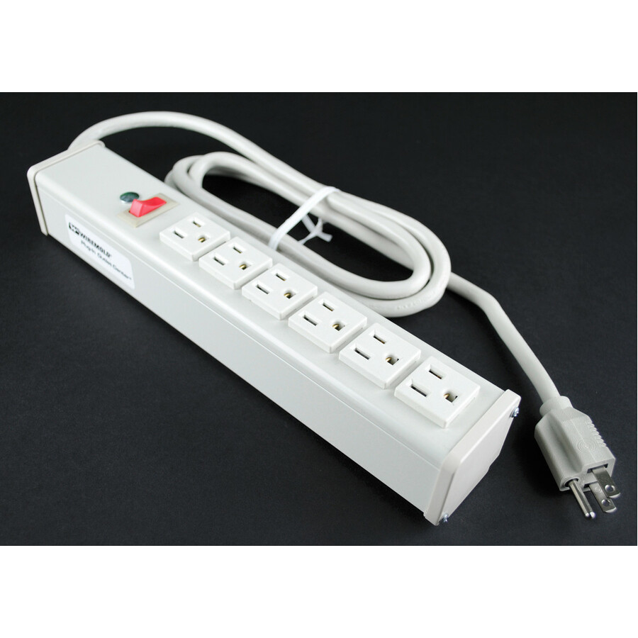 Wiremold Plug-In Outlet Center 6-Outlet Power Strip