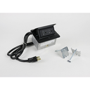 Wiremold Cord Ended deQuorum Single-Flip Up Unit