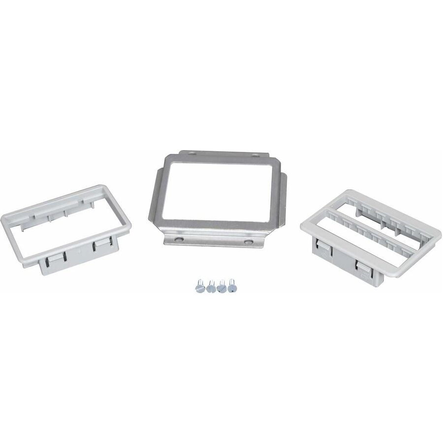 Wiremold Multiplex Faceplate Series Single Opening Faceplate with Adapters