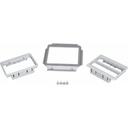 Wiremold Multiplex Faceplate Series Single Opening Faceplate with Adapters