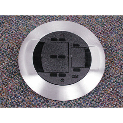 Wiremold AMD8 Communications Poke-Thru Device Finish Flange and Slide Holder Assembly