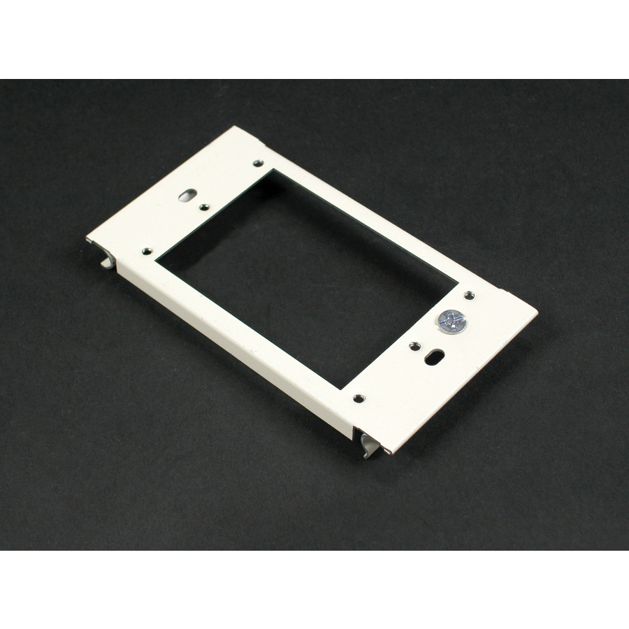 Wiremold 6000 Series Single-Gang Device Plate Fitting, Gray