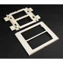 Wiremold G4050 Mounting Bracket for Faceplate, Communication Module - Gray