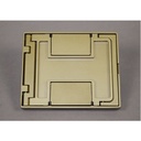 Wiremold FPCT - FloorPort Series Cutout Cover Assembly
