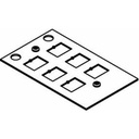 Wiremold CRFB Series Center Communication Plate