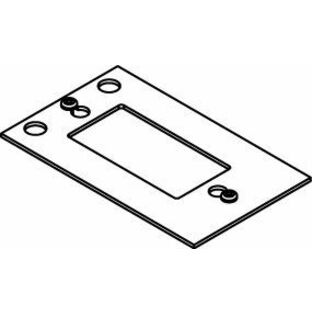 Wiremold CRFB Series Center GFCI/Decorator Plate #4