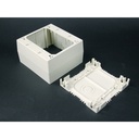 Wiremold NM2044-2 Mounting Box for Power Strip, Communication Module, Cable Raceway
