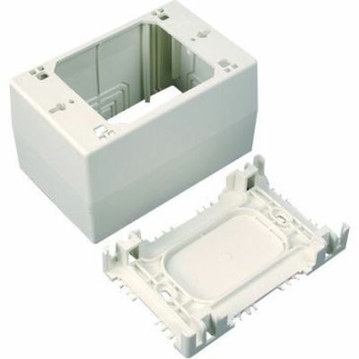 Wiremold Extra Deep Device Box Fitting - 1-Gang - White