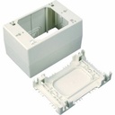 Wiremold Extra Deep Device Box Fitting - 1-Gang - White