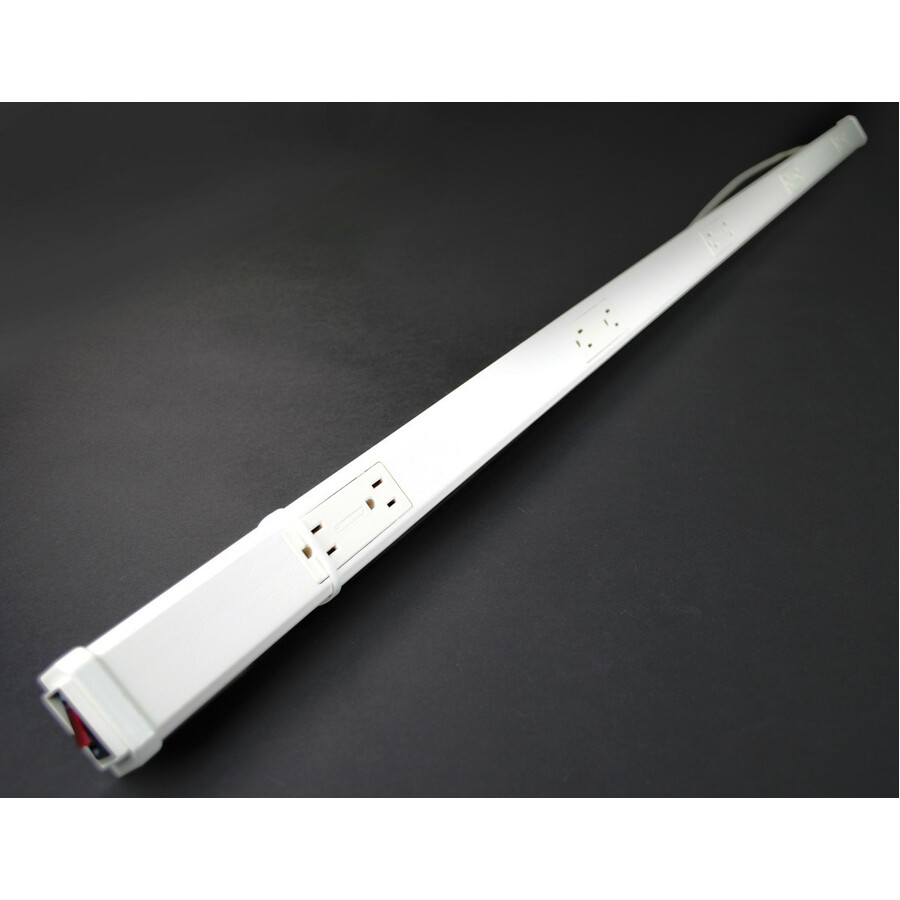 Wiremold Plug-In Outlet Center Unit / Polymeric/120V/15A/60" Long/10 O/L /6' Cord
