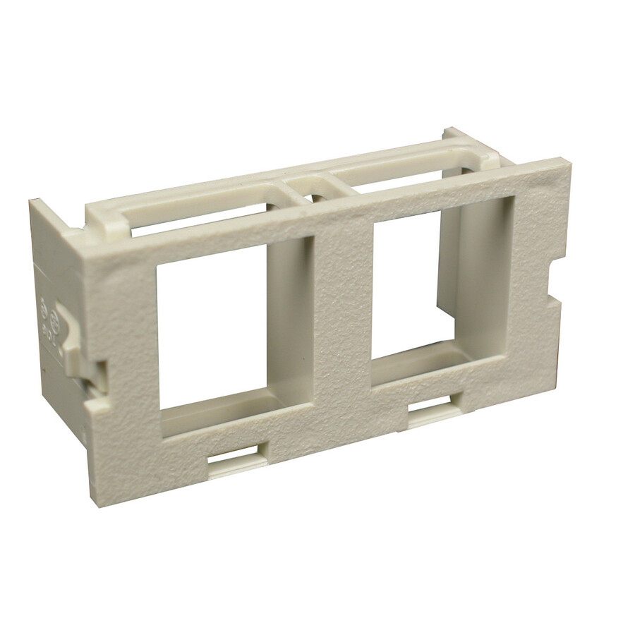 Wiremold CM 2A Dual Flushmount Unloaded Keystone Module