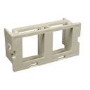 Wiremold CM 2A Dual Flushmount Unloaded Keystone Module