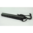 Wiremold Plug-In Outlet Center 8-Outlet Power Strip