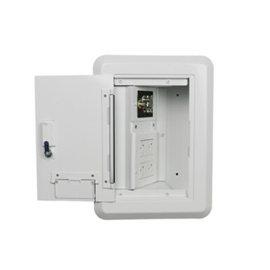 Wiremold Evolution Series 4-Gang Hinged Wall Box