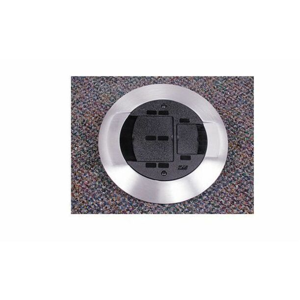 Wiremold Poke-Thru Device Finish Flange/Slide Holder Assembly