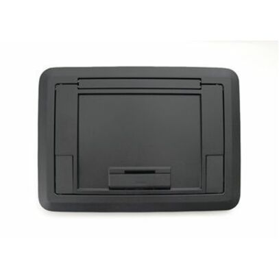 Wiremold Evolution On-Floor Box Surface Style Cover with Floor Insert - Black