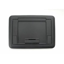 Wiremold Evolution On-Floor Box Surface Style Cover with Floor Insert - Black