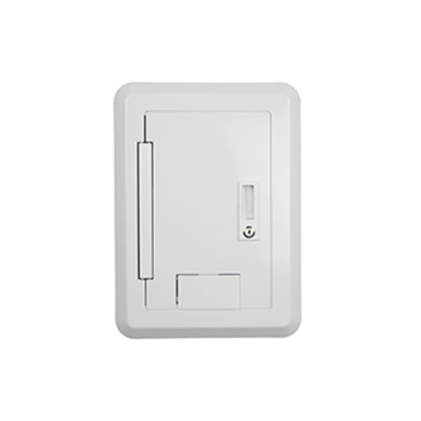 Wiremold Evolution Series Black 4 Gang Hinged Wall Box Cover