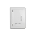 Wiremold Evolution Series Black 4 Gang Hinged Wall Box Cover