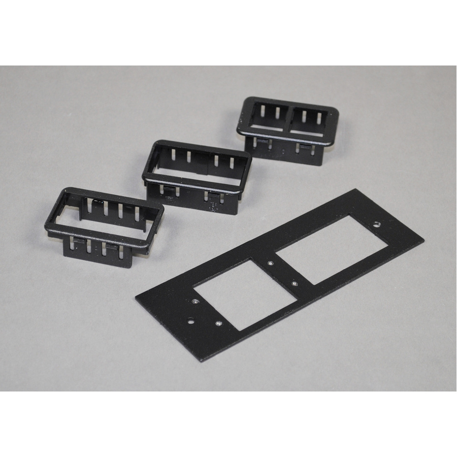 Wiremold Overfloor Raceway Extron MAAP-2A Combo Device Plate