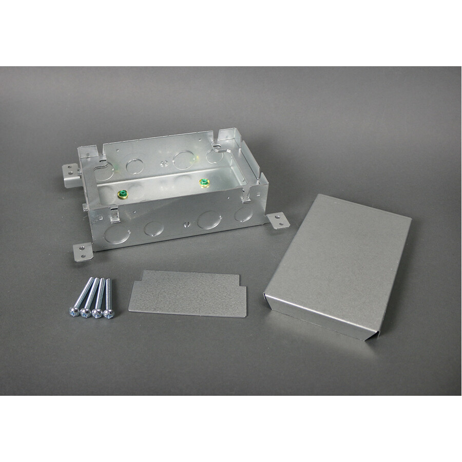 Wiremold 880M2 - Omnibox Series Shallow Steel Floor Box