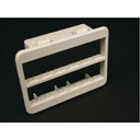 Wiremold Ortronics Series TracJack 6A Adapter Mounting Bezel - Gray