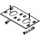 Wiremold 431D505 Mounting Plate for Wire Duct - Brushed Aluminum