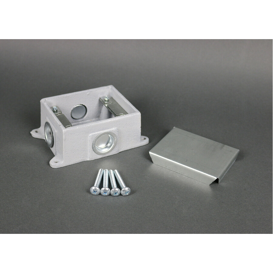 Wiremold 880CM1-1 - Omnibox Series Shallow Cast-Iron Floor Box