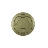 Wiremold 6CT Evolution Poke Thru Surface Style Cover, Bronze