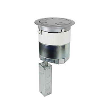 Middle Atlantic Evolution 6ATC2 Series Recessed Assembly with Surface Style Cover - Gray