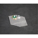 Wiremold AL2400 Ground Clamp (Galvanized Steel)