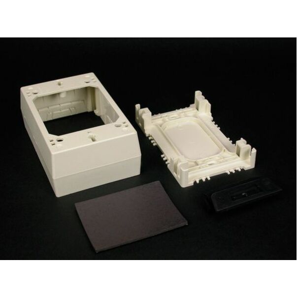 Wiremold Device Box Fitting Series - Magnetic Deep Box - Ivory
